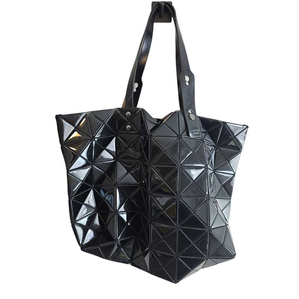 BAO BAO ISSEY MIYAKE Black Purse Tote Handbag Geo… - image 1