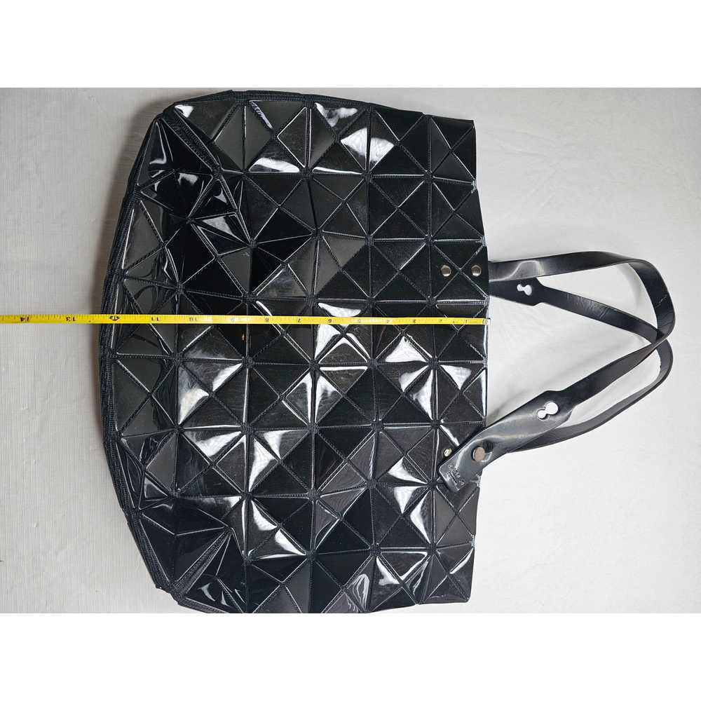 BAO BAO ISSEY MIYAKE Black Purse Tote Handbag Geo… - image 6