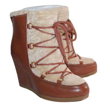 Veronica Beard Leather boots - image 1