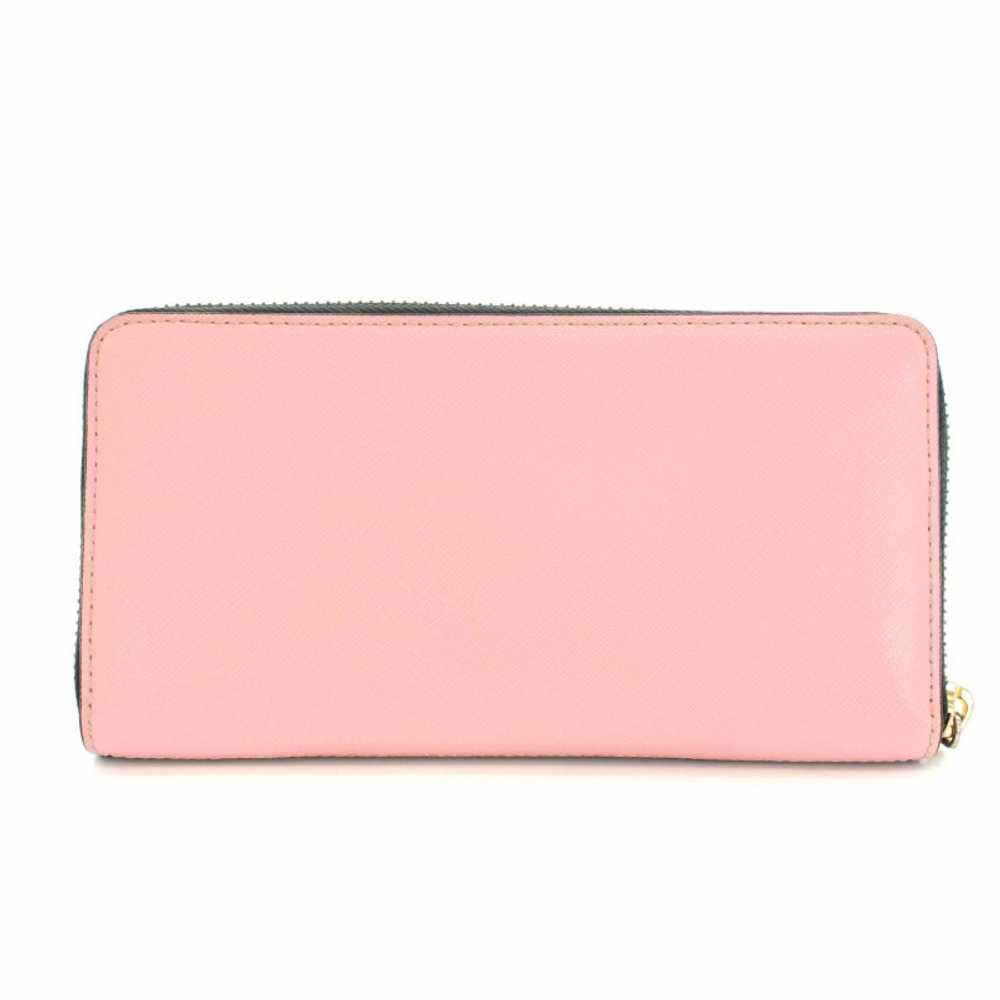 Marc Jacobs Long Wallet Coin Purse Round Zip Leat… - image 3