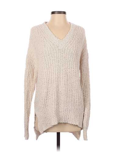 LUCA + GRAE Women Brown Pullover Sweater S