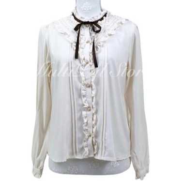 Amavel Frilly Long Sleeve Blouse - image 1