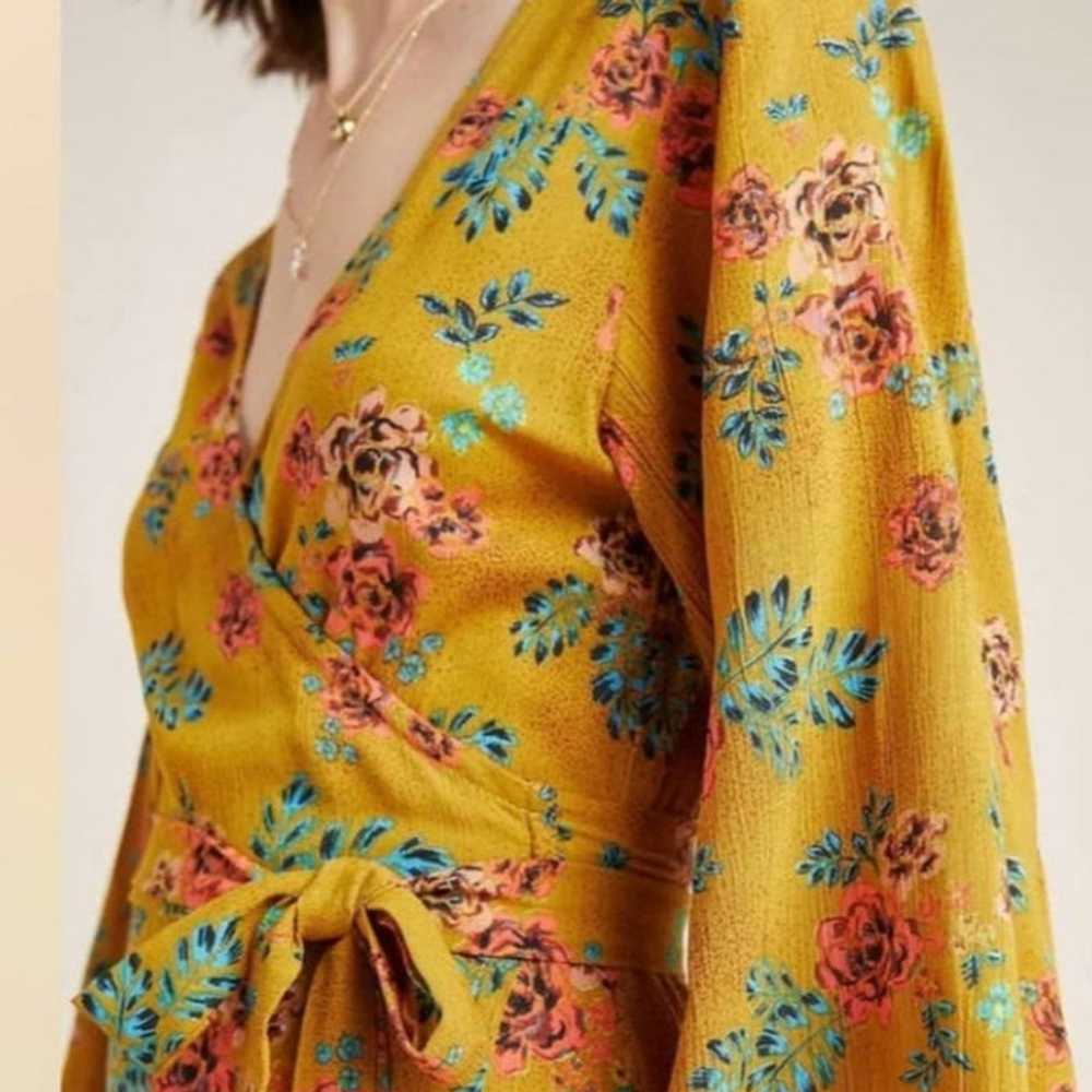 Faithful the Brand by Anthropologie Floral Wrap D… - image 3