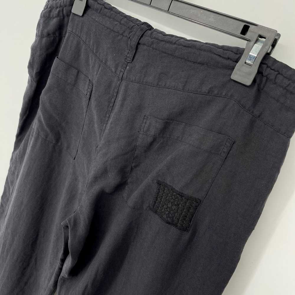 Johnny Was Johnny Was Black Linen Pants NEW Sz M … - image 6
