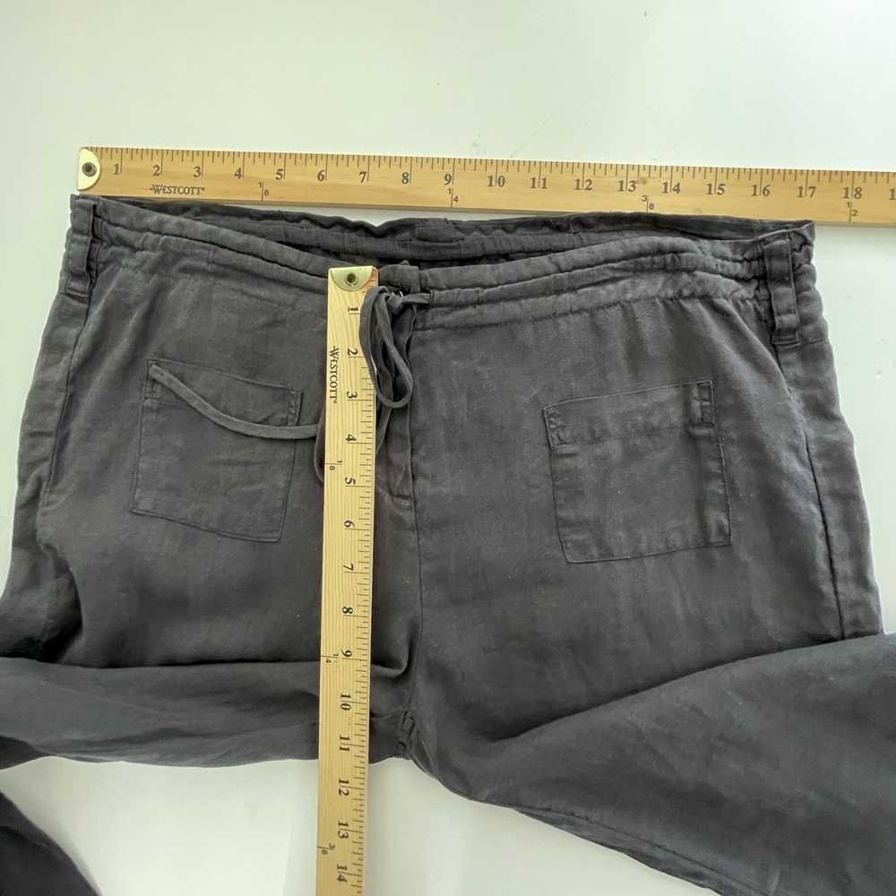 Johnny Was Johnny Was Black Linen Pants NEW Sz M … - image 7
