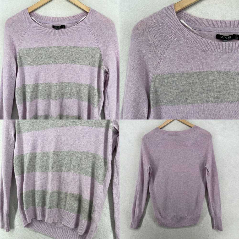 Apt. 9 APT. 9 Sweater Womens S 100% Cashmere Stri… - image 4