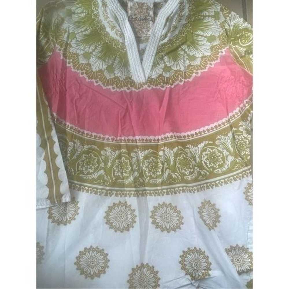 Robert Graham Indian cotton boho blouse size large - image 3