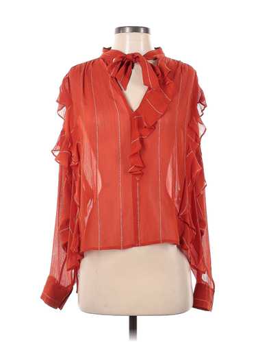 Joie Women Red Long Sleeve Blouse XS - image 1