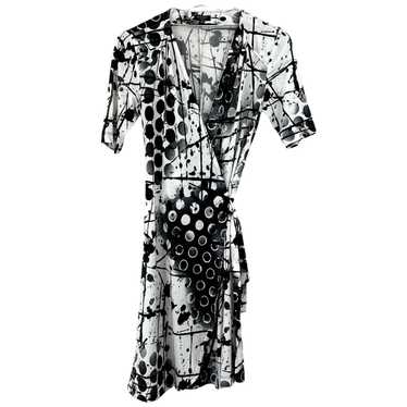 KOMAROV Classic Wrap Dress Women’s Size XS Geomet… - image 1