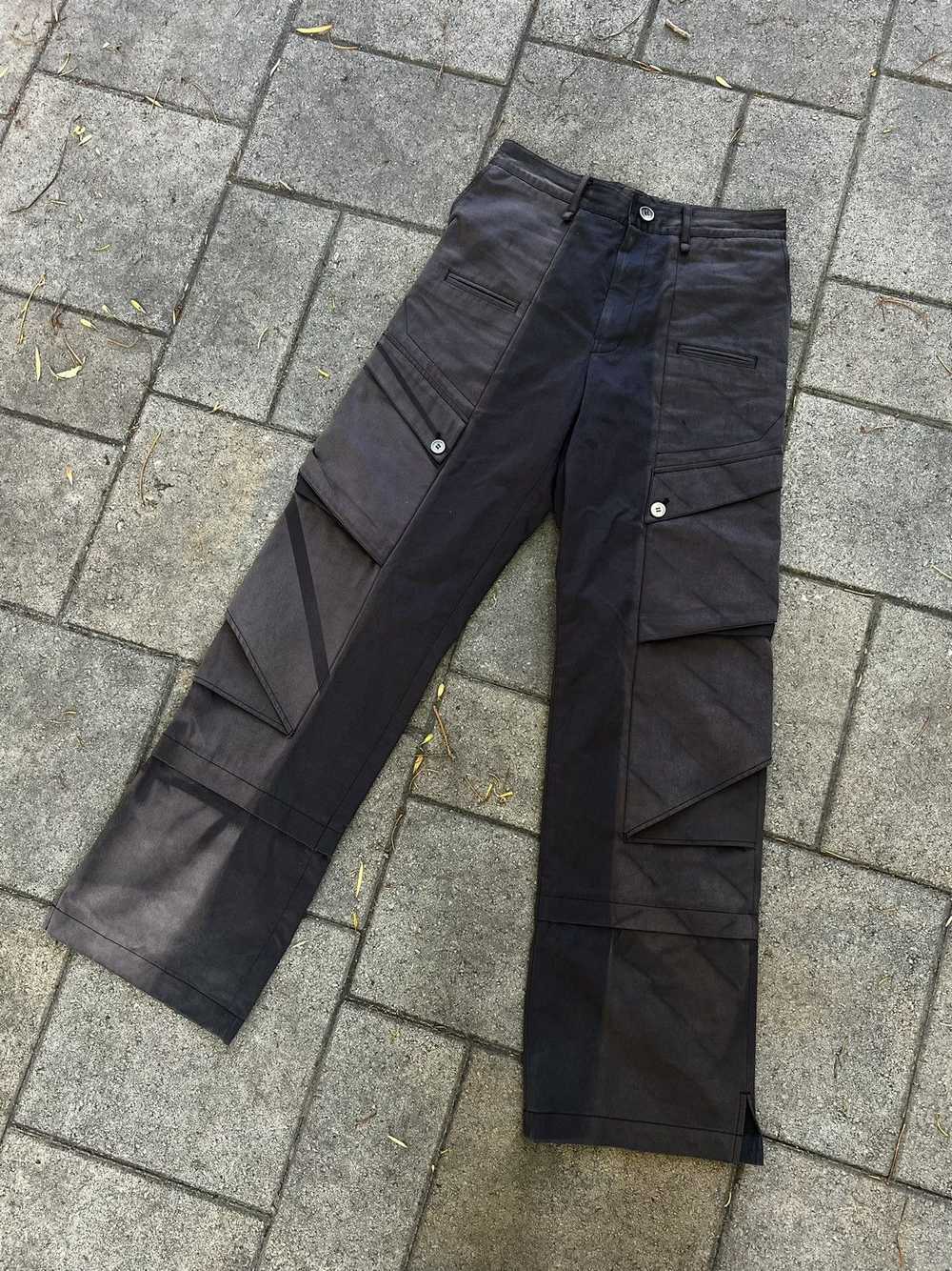 JiyongKim 2022 Sun-faded Barbed Wire Cargo Pants - image 1