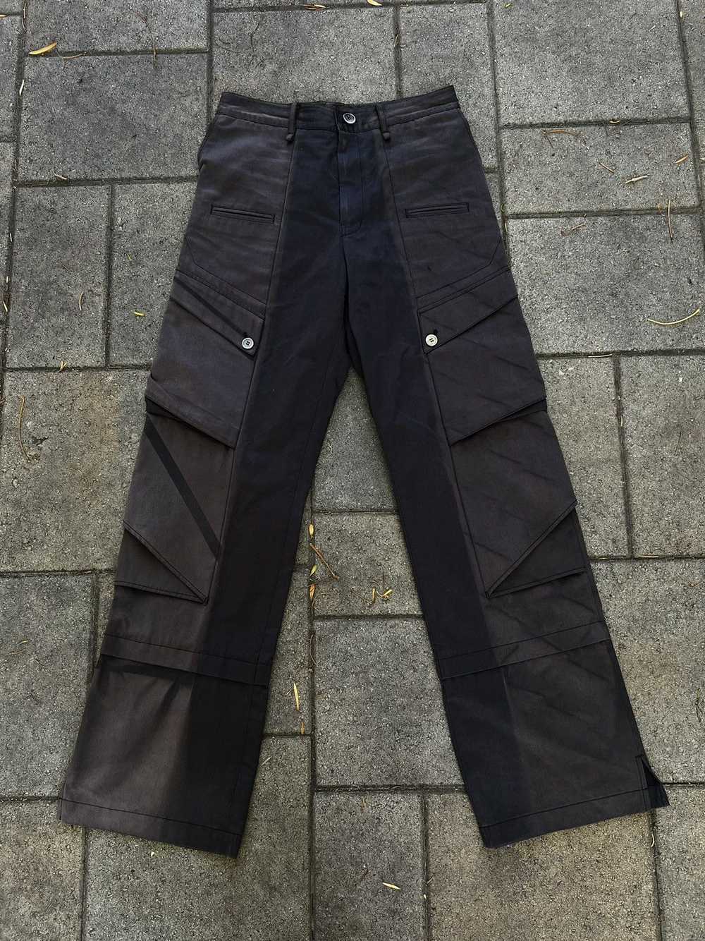 JiyongKim 2022 Sun-faded Barbed Wire Cargo Pants - image 2