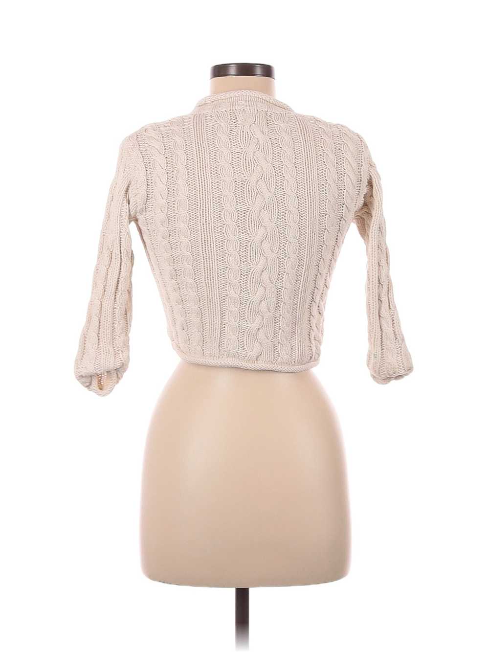 Hand Knit by Dollie Women Ivory Pullover Sweater 5 - image 2