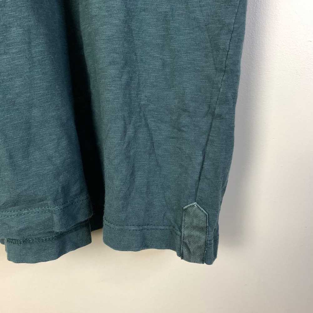 American Giant dark green 100% cotton short sleev… - image 4