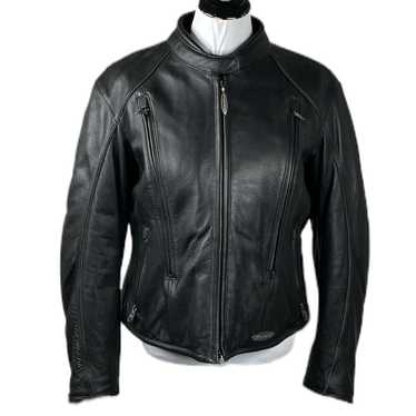 Harley Davidson FXRG Leather Motorcycle Jacket, B… - image 1
