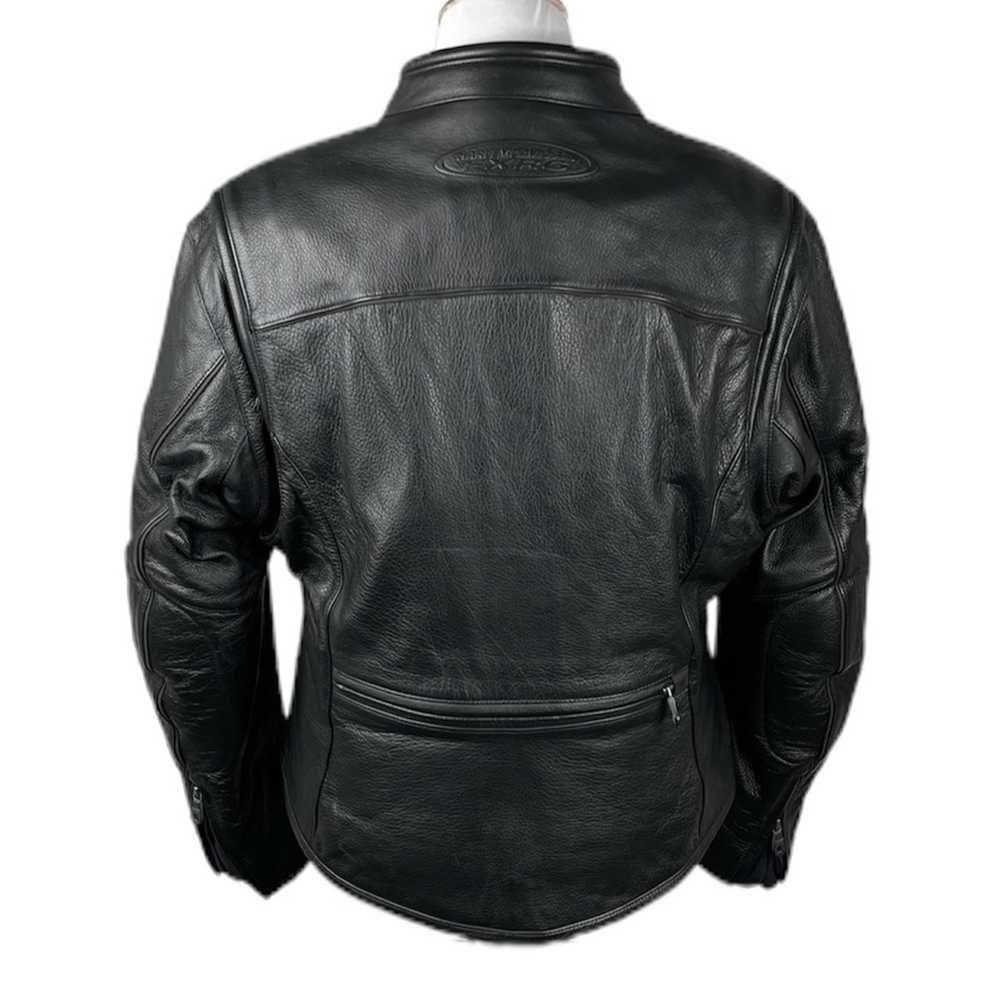 Harley Davidson FXRG Leather Motorcycle Jacket, B… - image 4