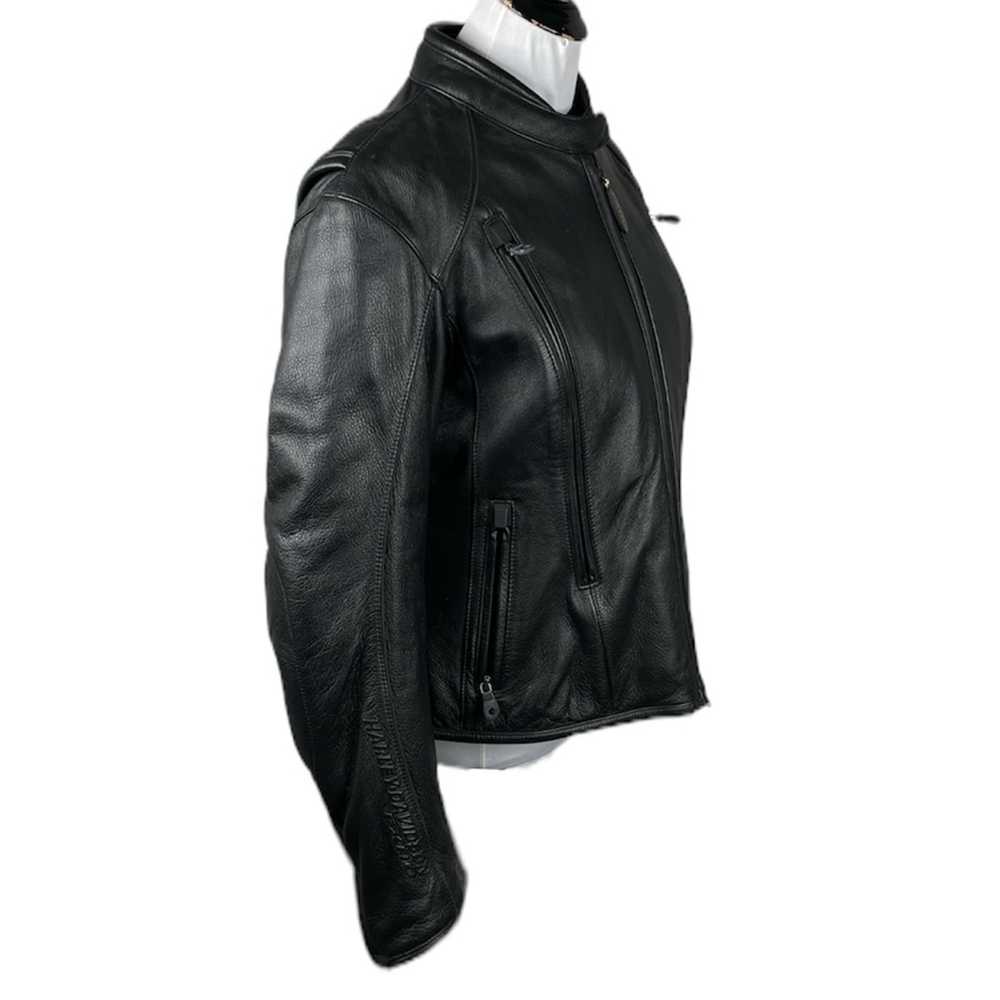 Harley Davidson FXRG Leather Motorcycle Jacket, B… - image 5