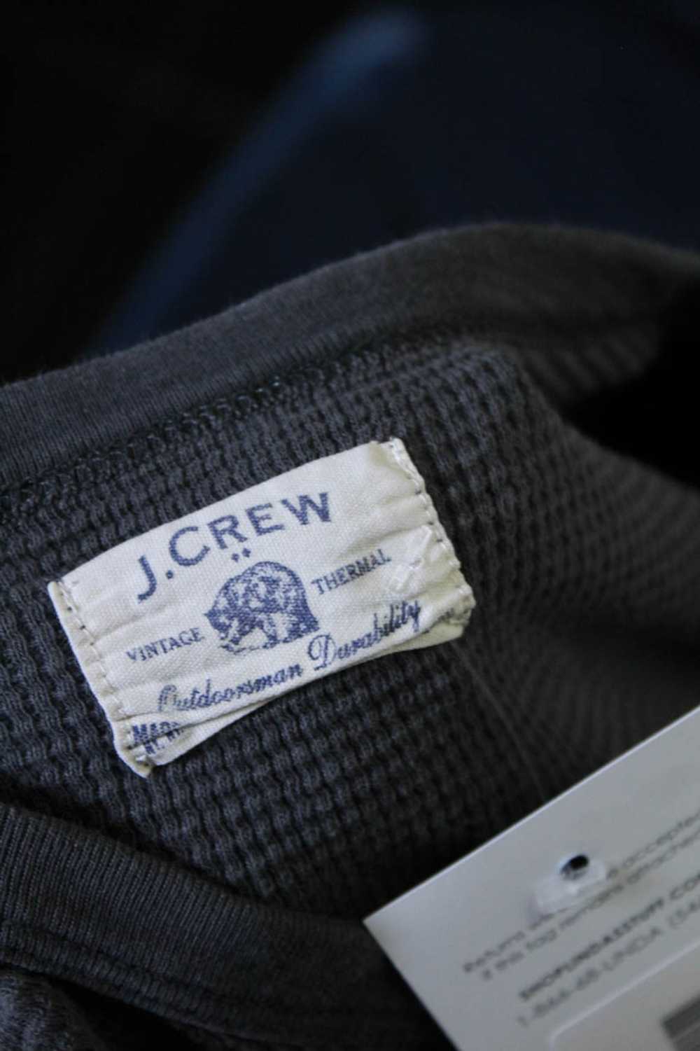 J Crew Mens Waffle Knit Long Sleeved Round Neck S… - image 5