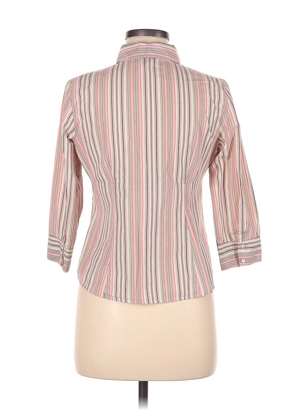 Ann Taylor LOFT Women Pink Long Sleeve Button-Dow… - image 2