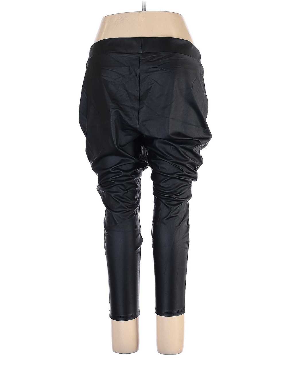 Torrid Women Black Faux Leather Pants 3X Plus - image 2