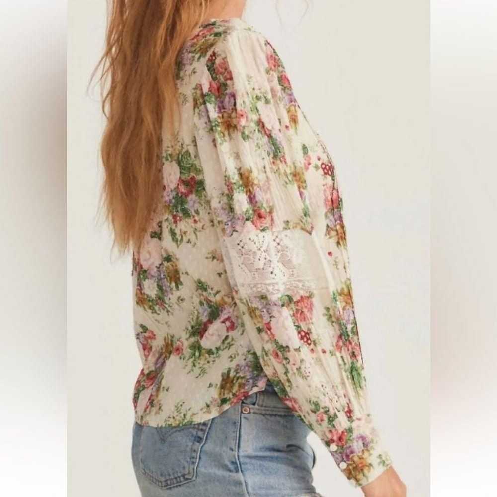 LOVESHACKFANCY Merida floral embroidered & lace f… - image 2