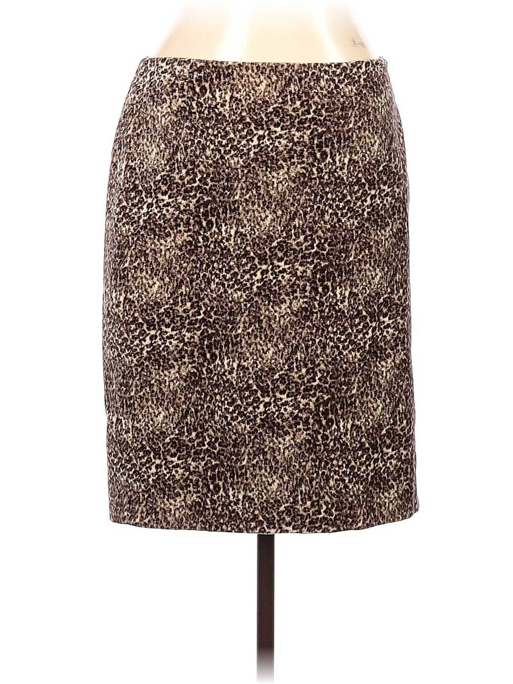 Talbots Women Brown Casual Skirt 10 Petites - image 1