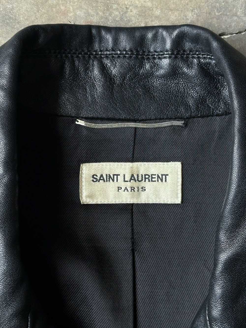 Saint Laurent Paris Saint Laurent Western Leather… - image 4