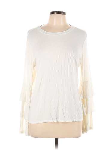 Charming Charlie Women Ivory Long Sleeve Top L