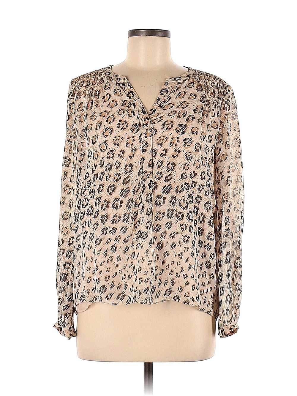 Joie Women Brown Long Sleeve Blouse S - image 1