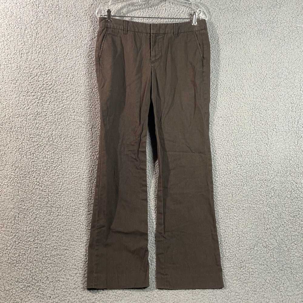 Gap Women’s Brown Gap corduroy pants size 8 Pleat… - image 1