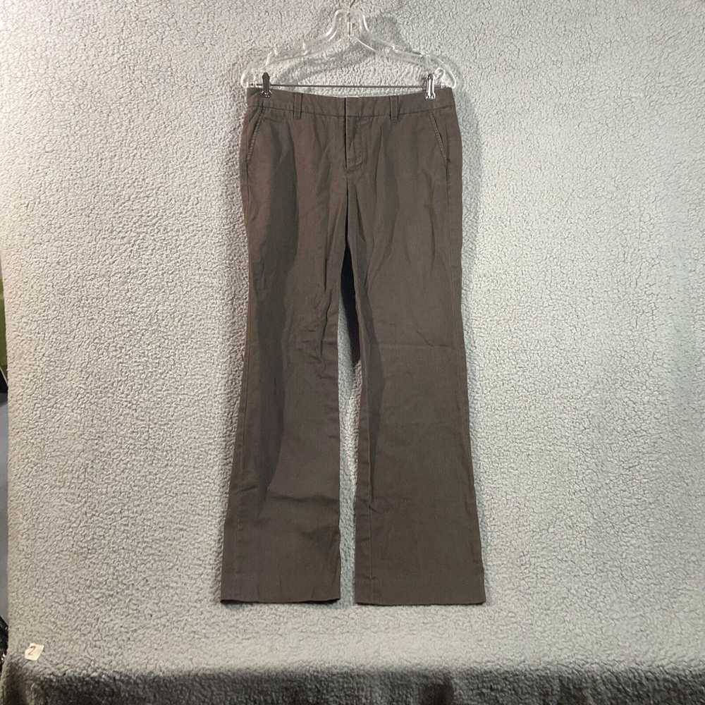 Gap Women’s Brown Gap corduroy pants size 8 Pleat… - image 2