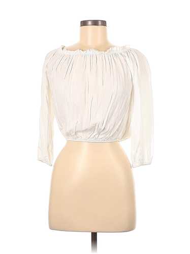 Brandy Melville Women Ivory Long Sleeve Blouse On… - image 1