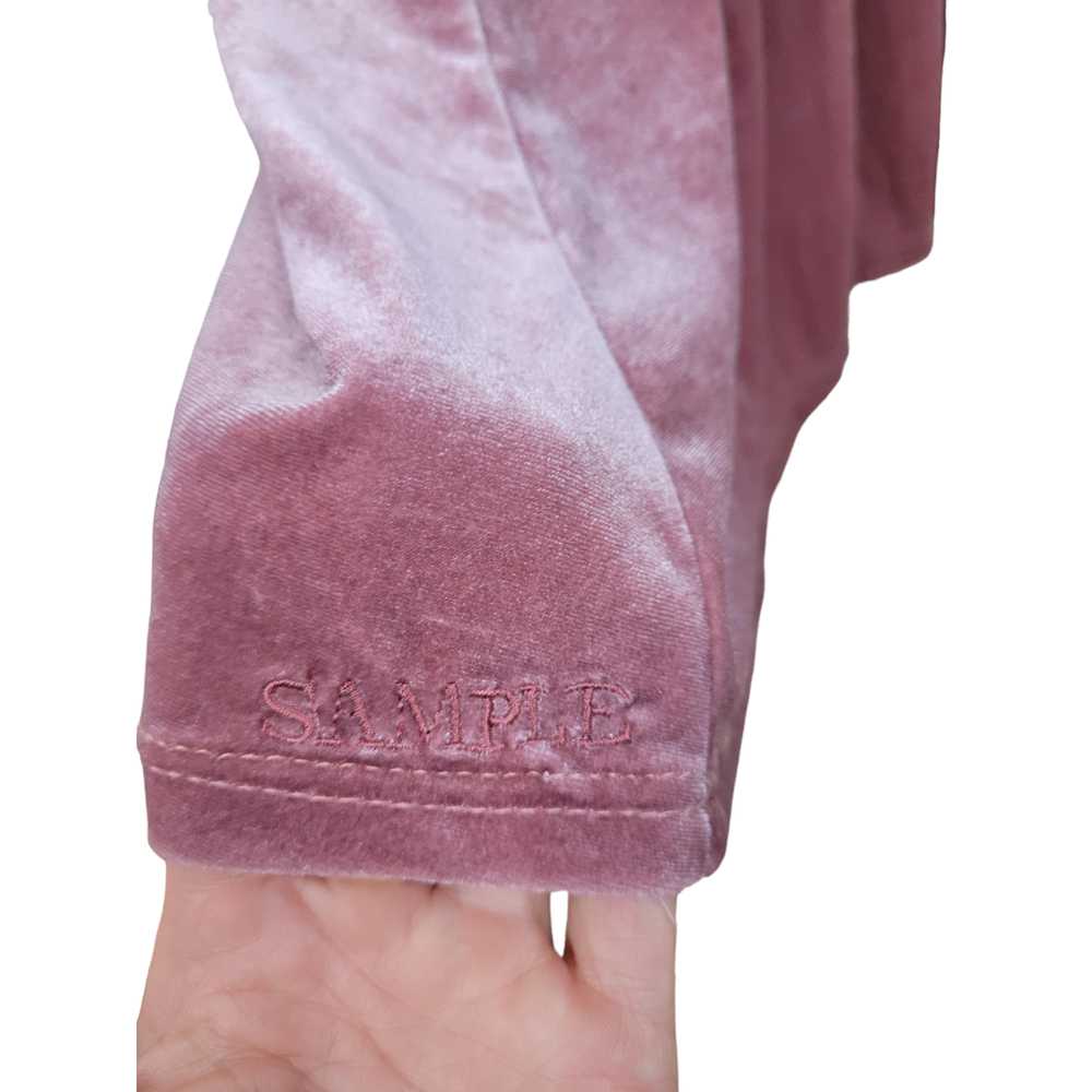Bill Levkoff Women's Pink Velvet Sleeveless Maxi … - image 8