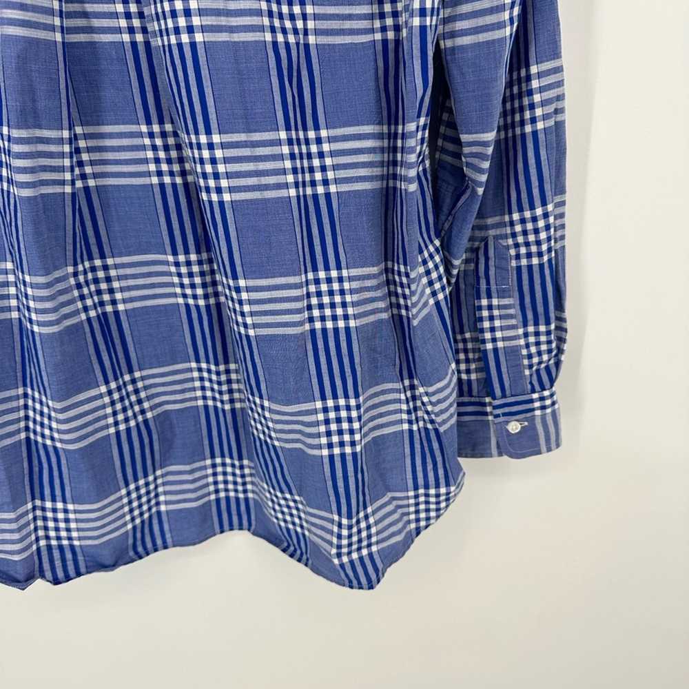 Grayson Frank & Eileen Hero Blue White Plaid Ligh… - image 9