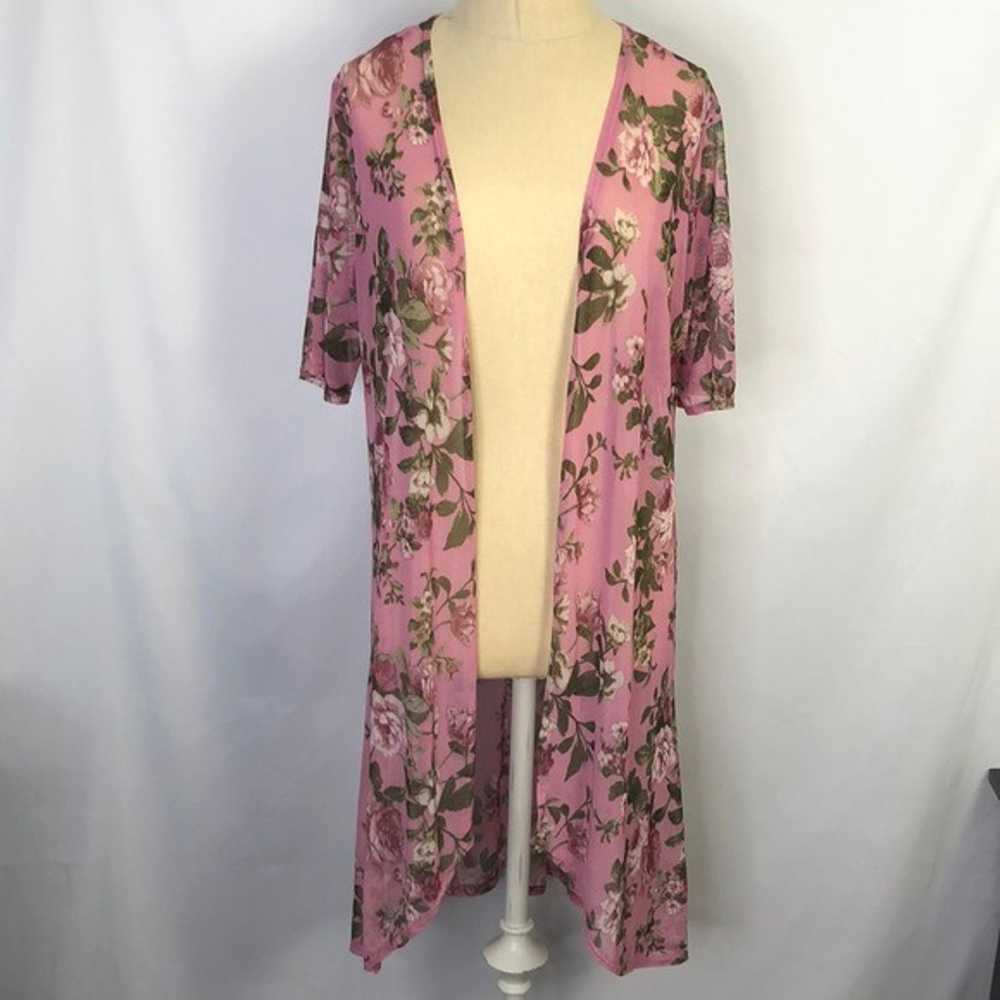 Women Short Sleeve  Kimono Floral - image 1