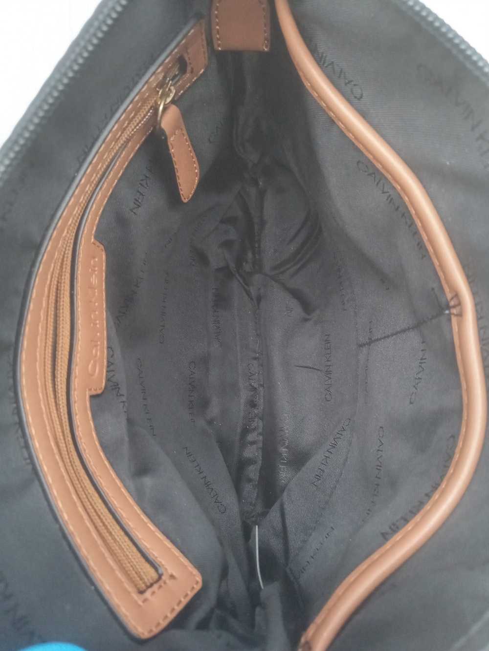 Calvin Klein Black Nylon Crossbody Handbag Purse - image 5