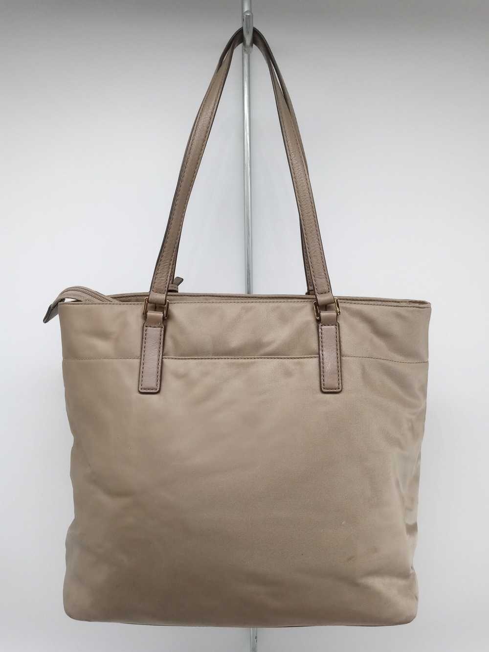 Michael Kors Morgan Tan Nylon Large Tote Handbag … - image 2