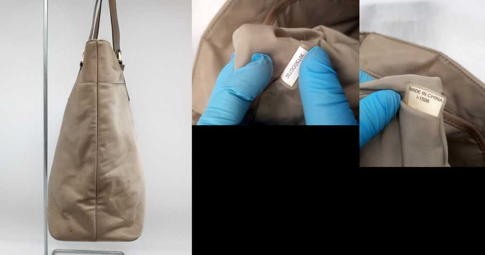 Michael Kors Morgan Tan Nylon Large Tote Handbag … - image 5