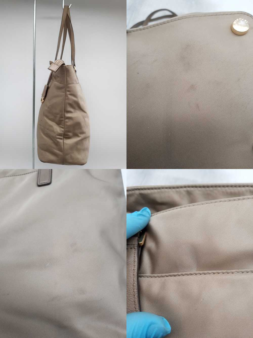 Michael Kors Morgan Tan Nylon Large Tote Handbag … - image 6