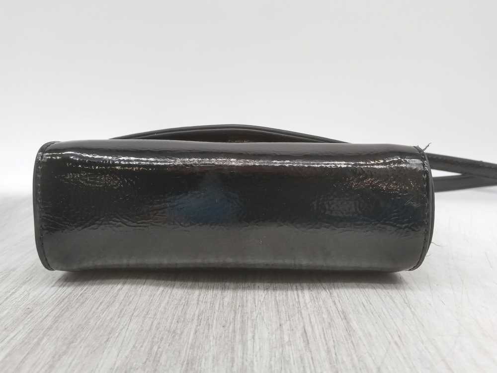 Urban Outfitters Black Faux Patent Leather Mini S… - image 4