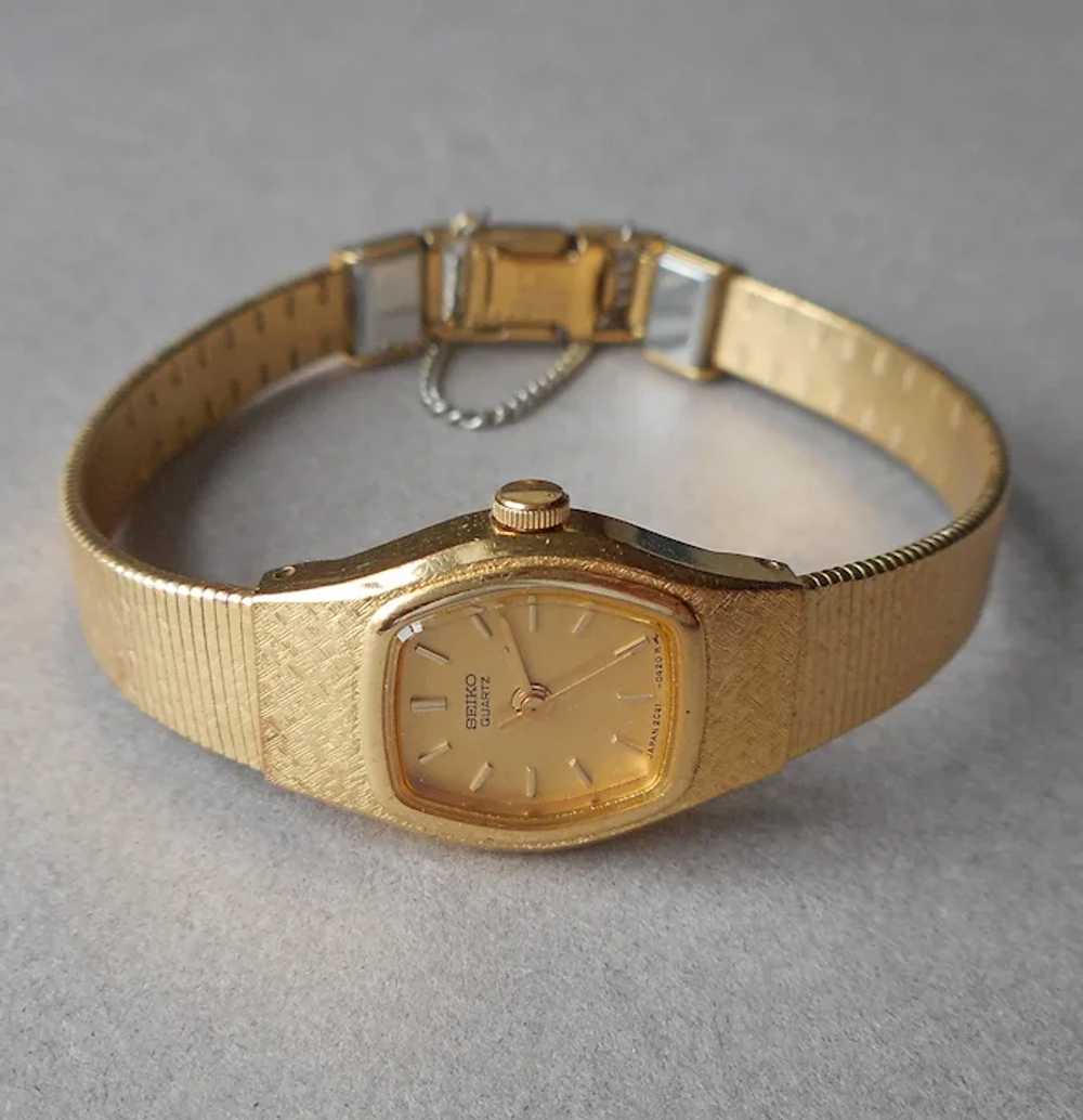 1980s Narrow Seiko 2C21 5149 Ladies Watch Vintage… - image 2