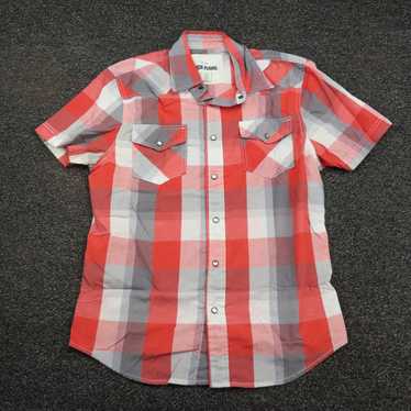 Vintage Ditch Plains Shirt Adult Medium Red & Gra… - image 1