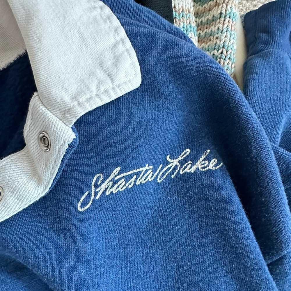 Vintage 1970s Lake Shasta Long Sleeve Polo Sweats… - image 10