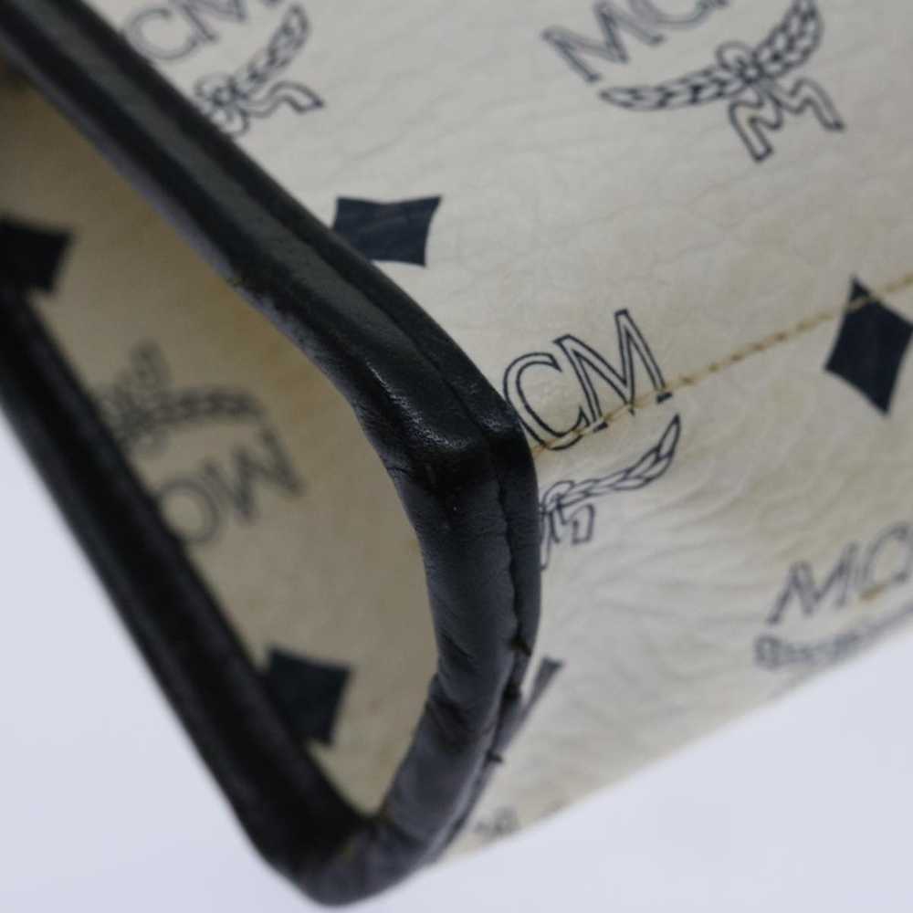 MCM MCM Vicetos Logogram Clutch Bag PVC Leather W… - image 10