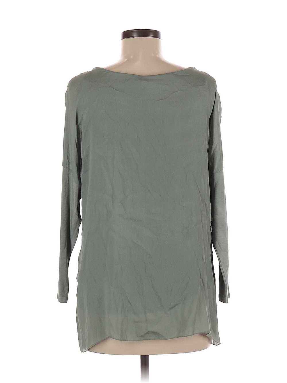 Cobble Stone Women Gray Long Sleeve Top One Size - image 2
