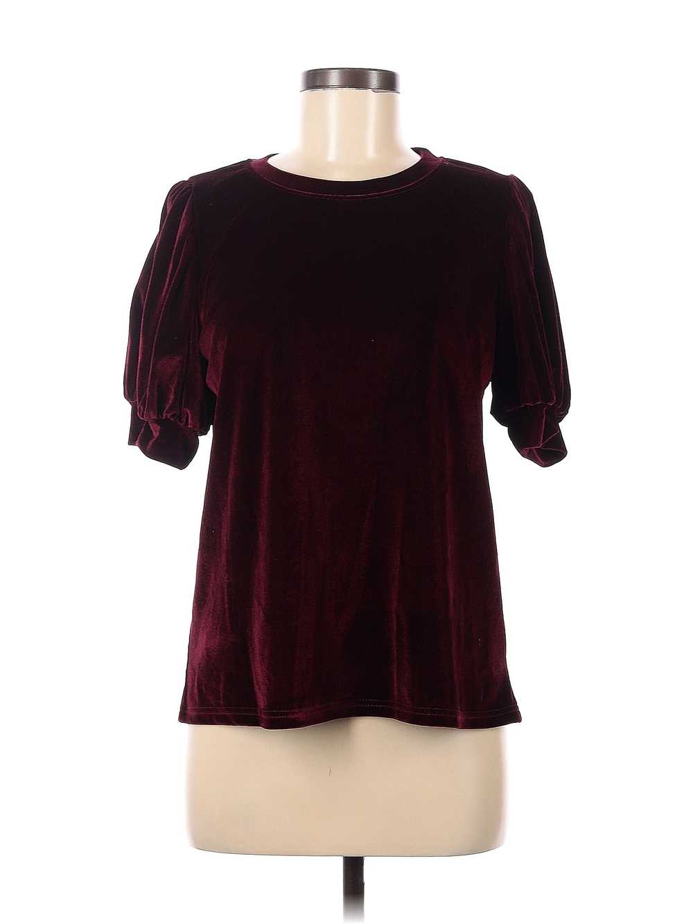 Amaryllis Women Red Short Sleeve Blouse M - image 1