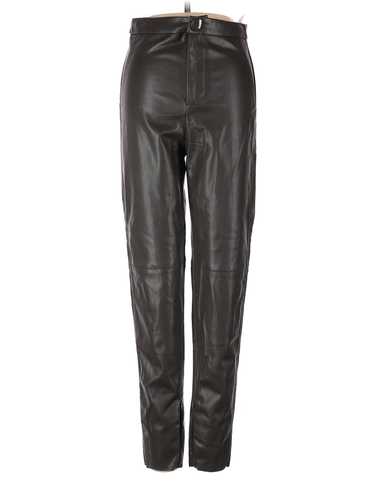 Zara Women Black Faux Leather Pants XS