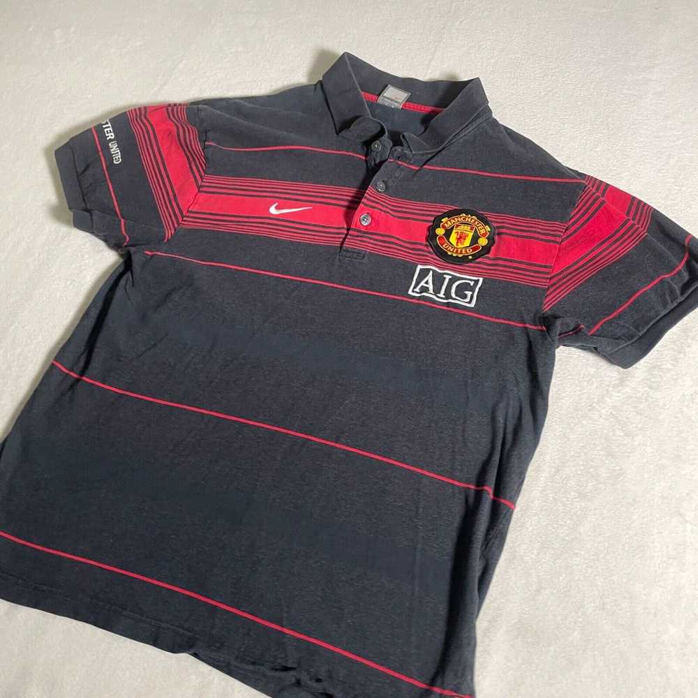 Nike Vintage Nike Manchester United Polo Shirt La… - image 2