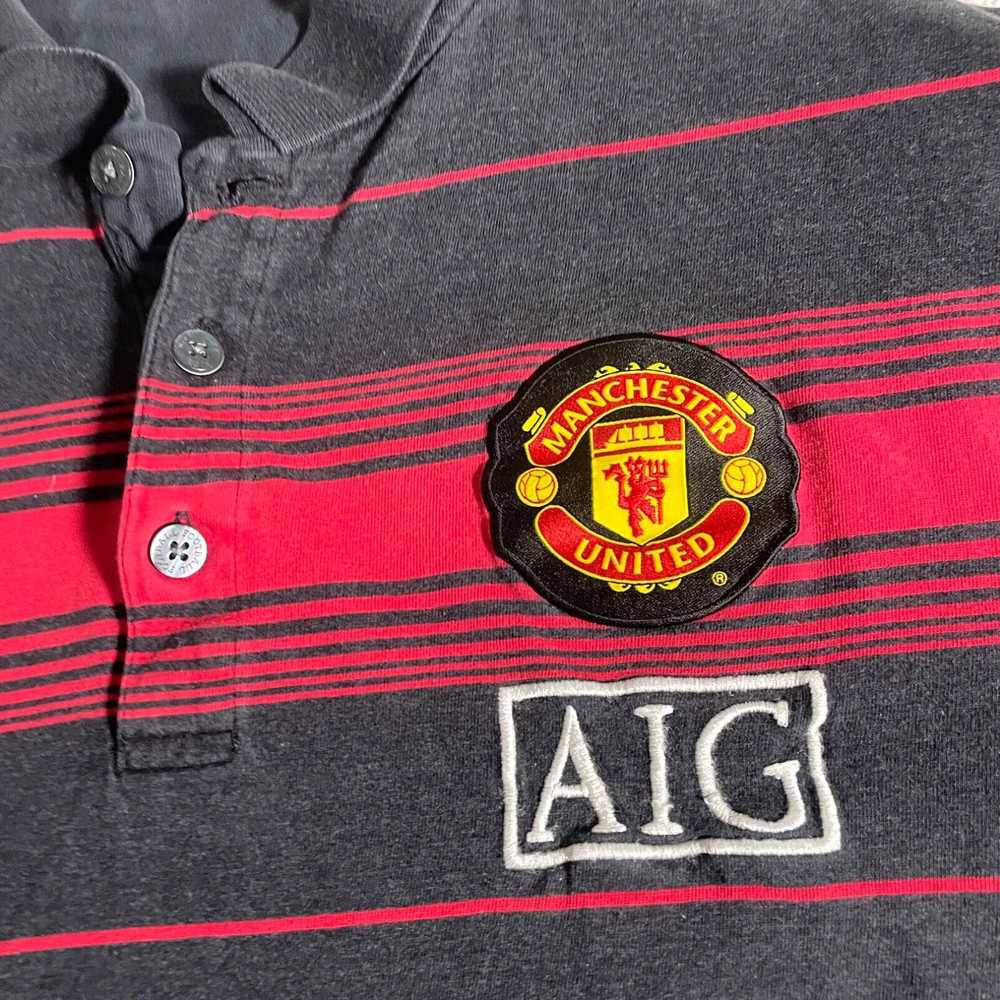 Nike Vintage Nike Manchester United Polo Shirt La… - image 3