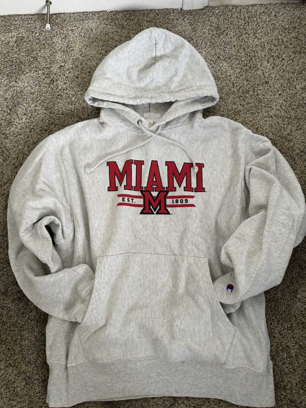 Champion vintage miami university hoodie - image 1