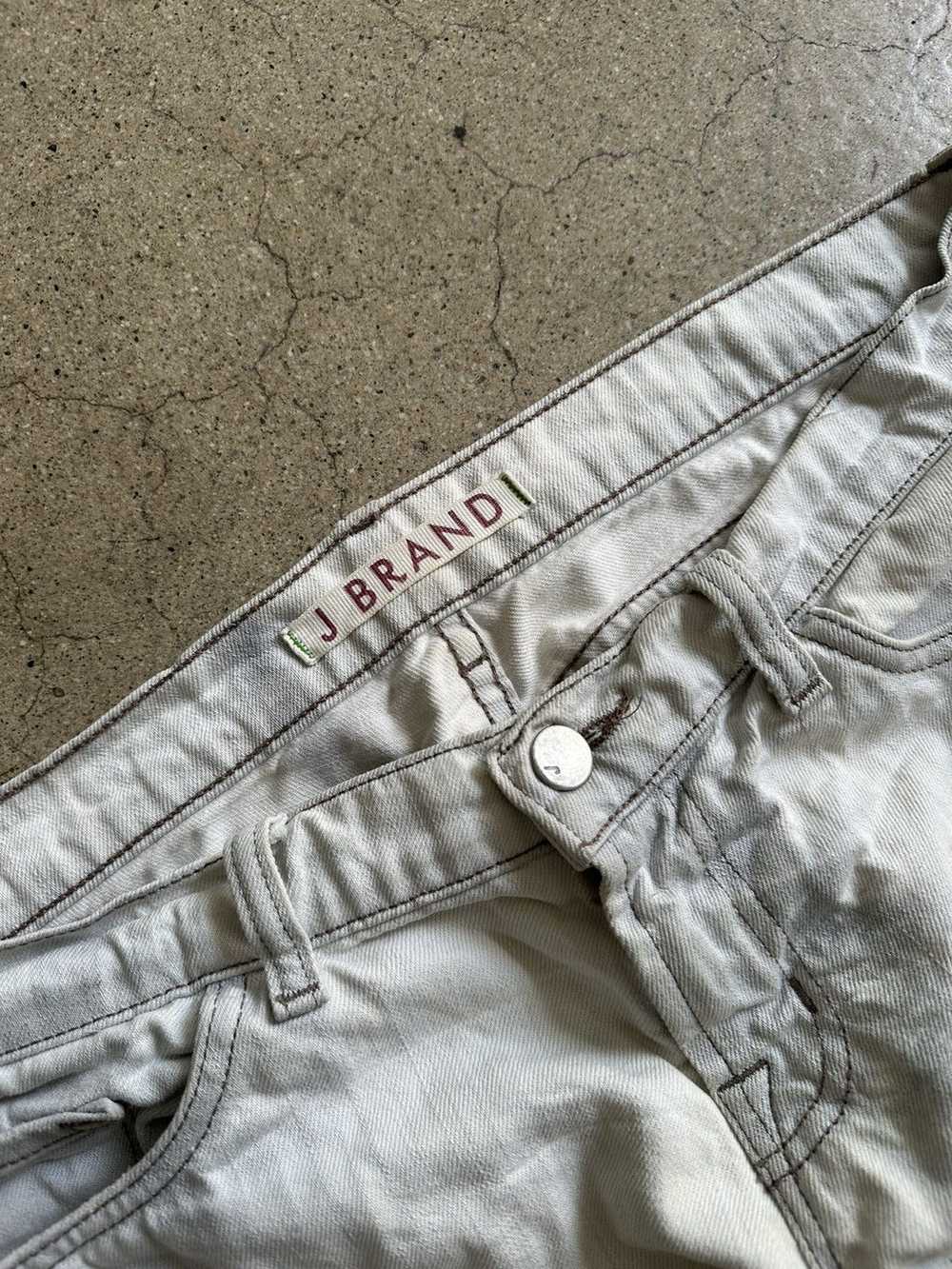 J Brand Thrashed White / Grey Denim J Brand Jeans - image 3